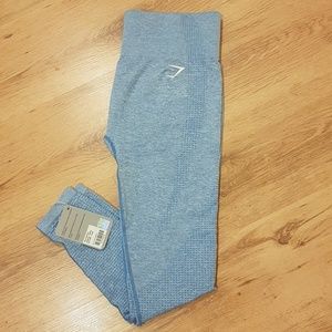 Gymshark Vital Seamless Leggings in Marl blue